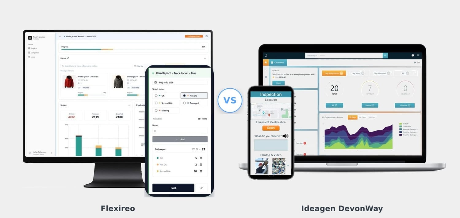 Comparativa Flexireo vs. Ideagen DevonWay