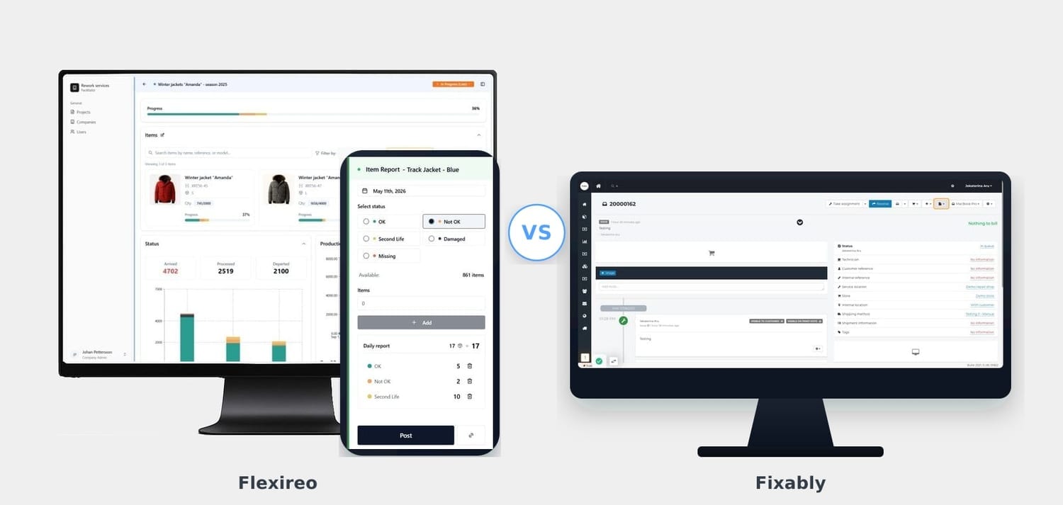 Comparativa Flexireo vs. Fixably