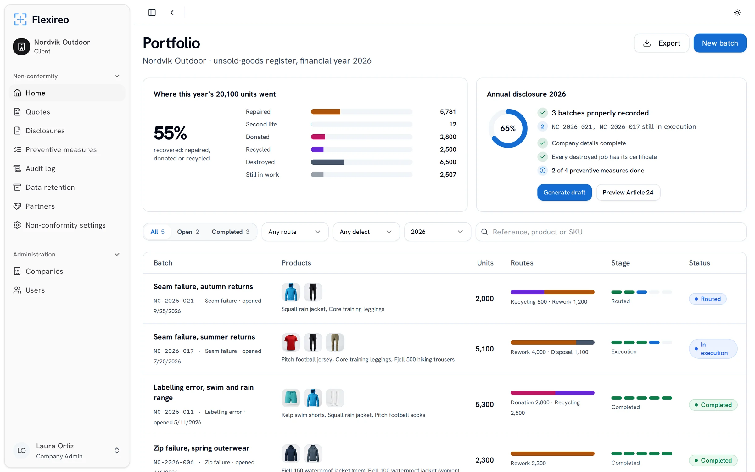 Portfolio home